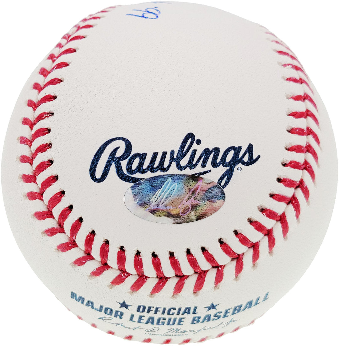 Nolan Ryan Signed Official MLB Baseball Texas Rangers "HOF 99" Beckett BAS