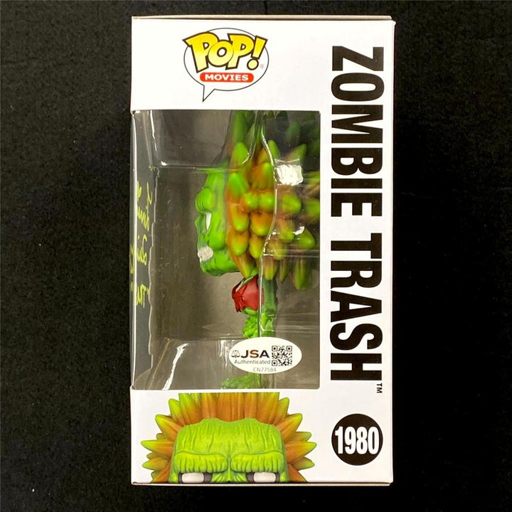 Linnea Quigley signed Zombie Trash Return of Living Dead Funko Pop! Grn auto JSA