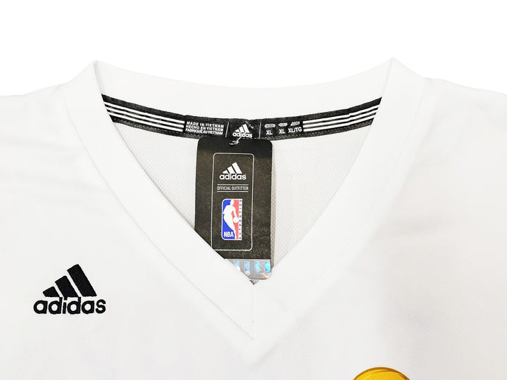 Warriors Stephen Curry Auto White Adidas 2017 NBA Finals Champ Jersey XL Beckett