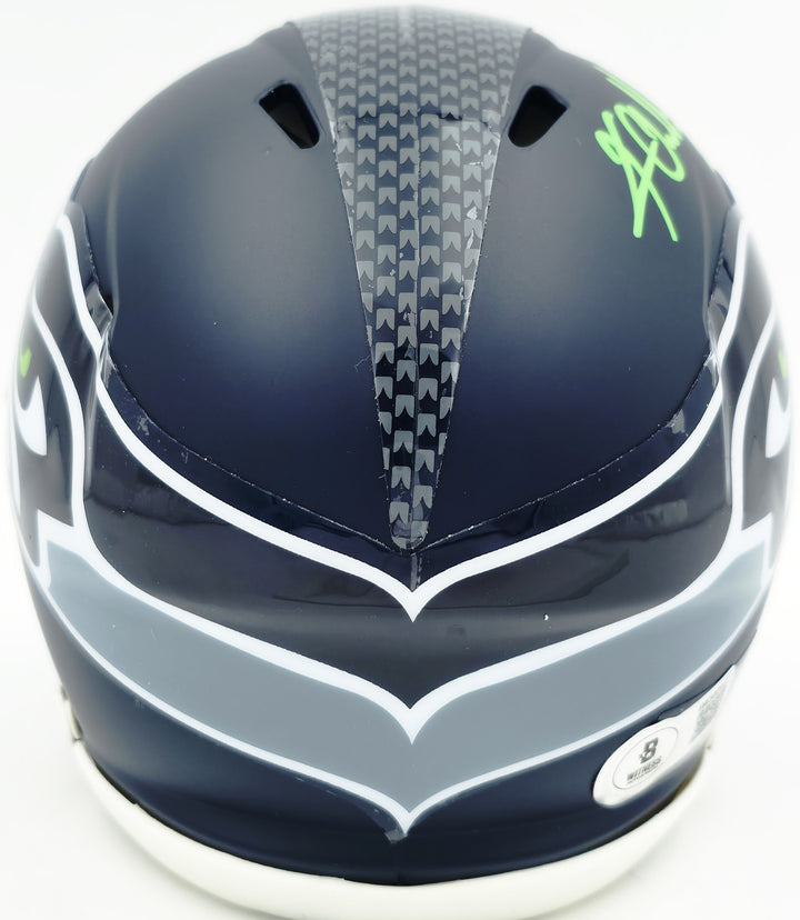 Kam Chancellor Signed Seattle Seahawks Blue Speed Mini Helmet Beckett Witness