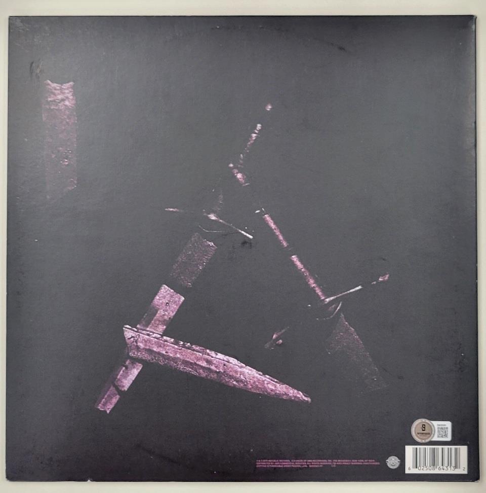 Post Malone signed Hollywood's Bleeding Vinyl Album Cover autograph Beckett BAS