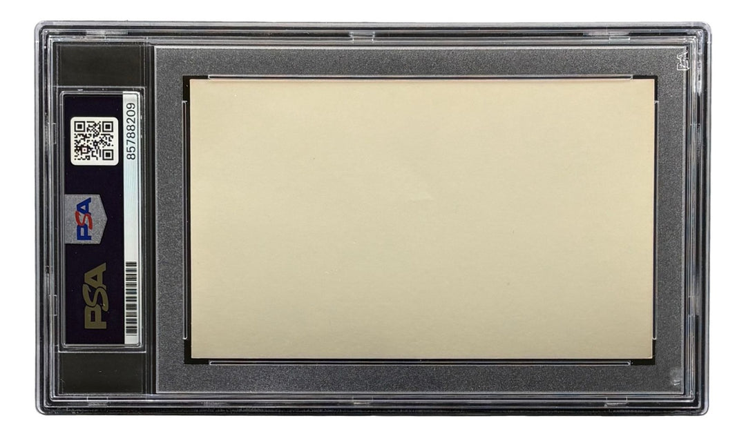 Cool Papa Bell Signed Index Card Pittsburgh Crawfords 6-23-75 PSA/DNA