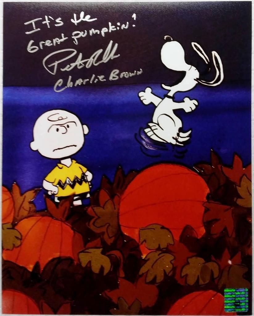 Peter Robbins Voice Of Charlie Brown Signed 8x10 Photo ~ Authentic Hologram Holo