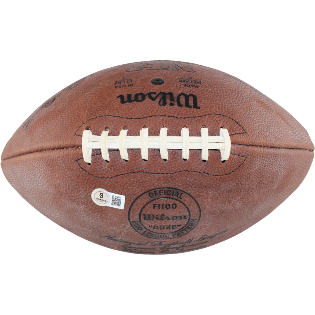Brett Favre Autographed Green Bay Packers NFL Wilson Football Beckett 53160