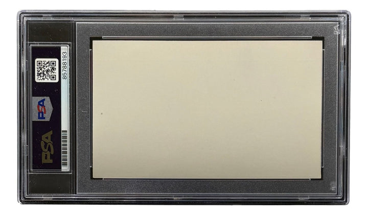 Lefty Grove Signed In Black Index Card Philadelphia Athletics PSA/DNA