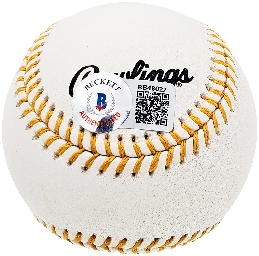 Ron Guidry Signed Official Gold Glove Baseball Yankees "5X Gold Glove" Beckett