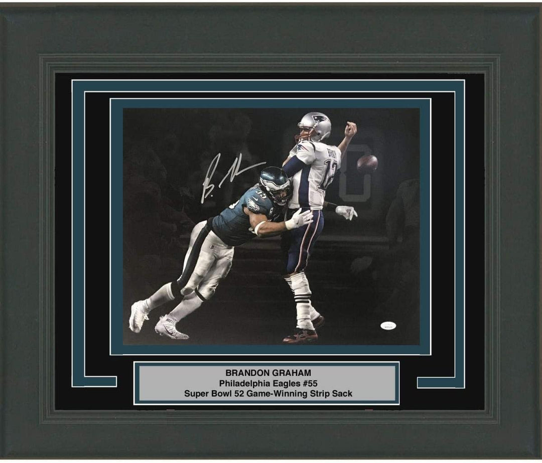 FRAMED Autographed BRANDON GRAHAM SB 52 Spotlight 16x20 Photo JSA COA