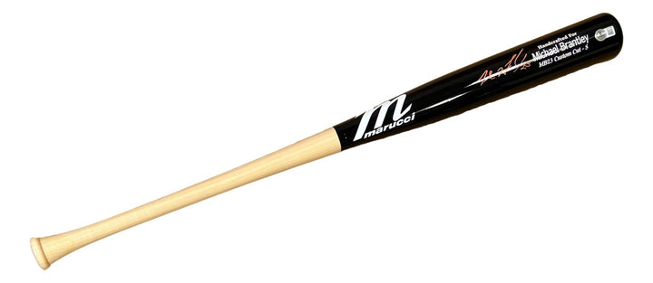 Michael Brantley Houston Astros Signed Marucci Pro Model Baseball Bat BAS 61453
