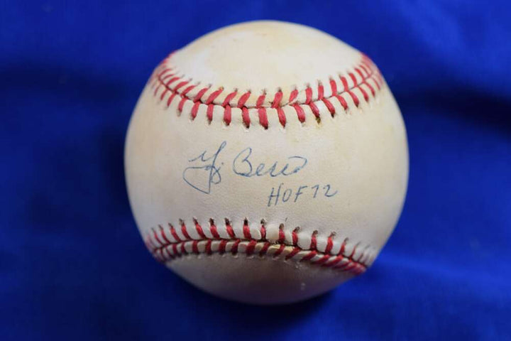 Yogi Berra PSA DNA Autographed American League Signed Baseball HOF 72