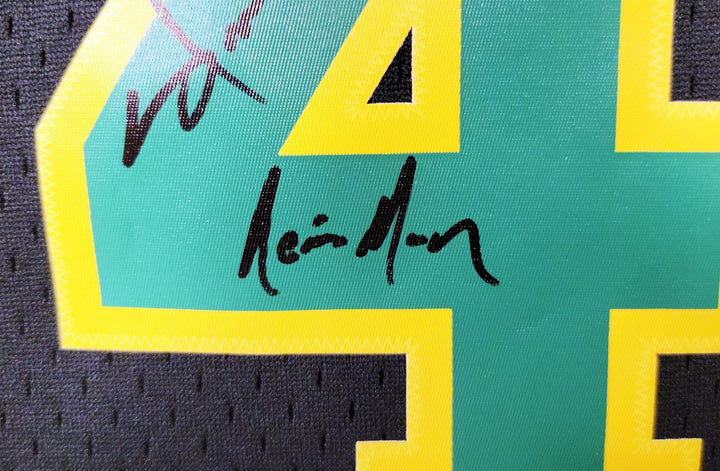 Sonics Shawn Kemp Auto Black Mitchell Ness HWC Swingman Jersey M Reign Man