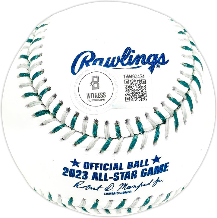 Luis Robert Jr. Signed 2023 ASG Logo MLB Game Baseball Chicago White Sox