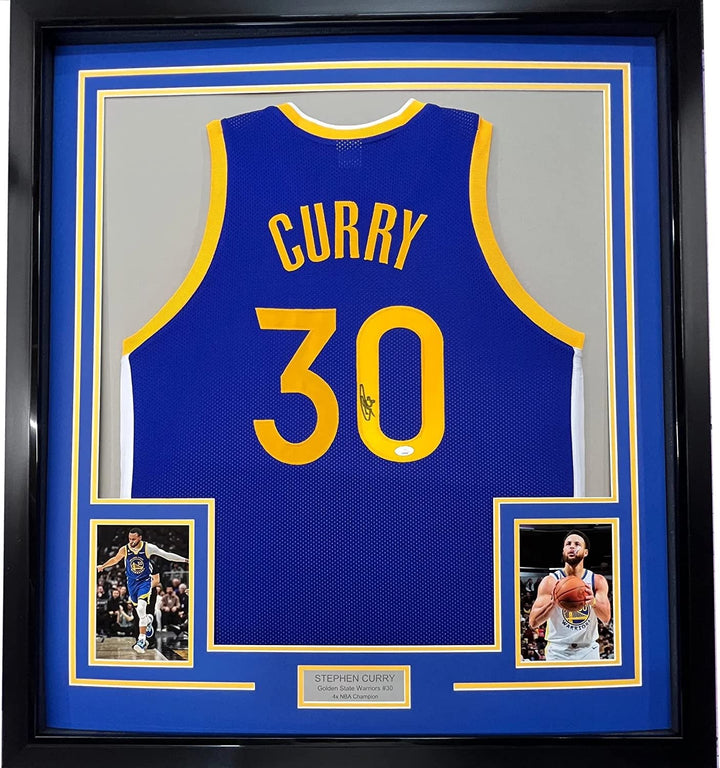 FRAME Custom Your Jersey 35x39 Professionally Matted 5x7 Photos FREE SHIP