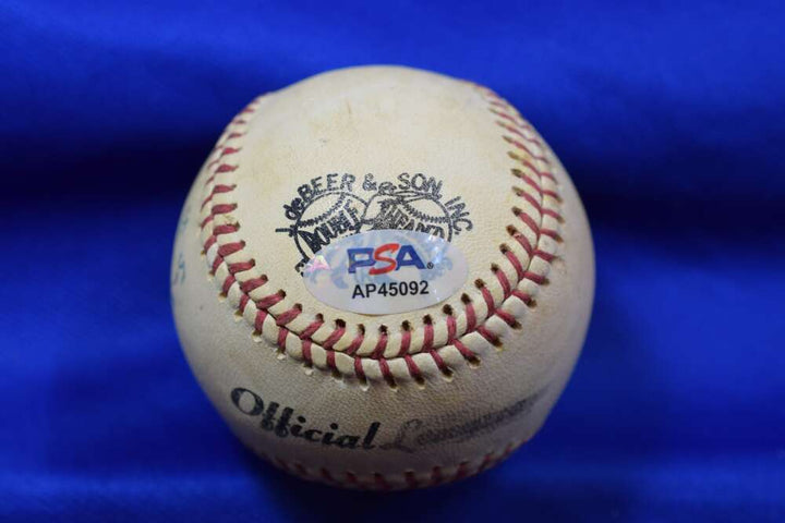 Willie Mays PSA DNA Autograph De Beer And Son Signed Baseball