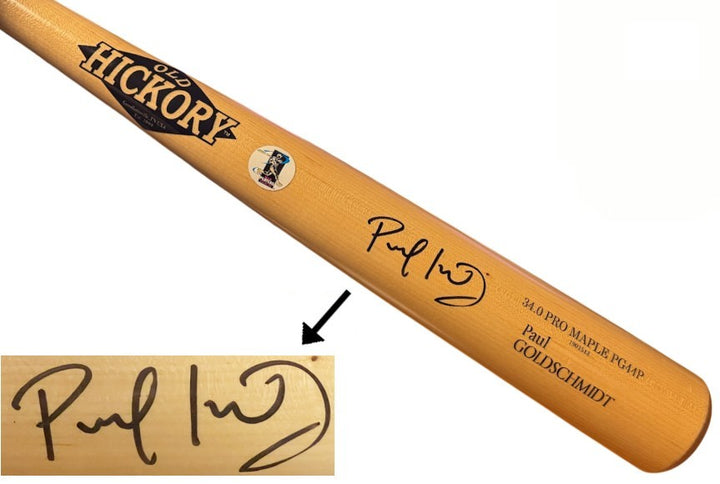 Paul Goldschmidt signed Cardinals Old Hickory Pro Model Maple PG44P Bat-Fanatics