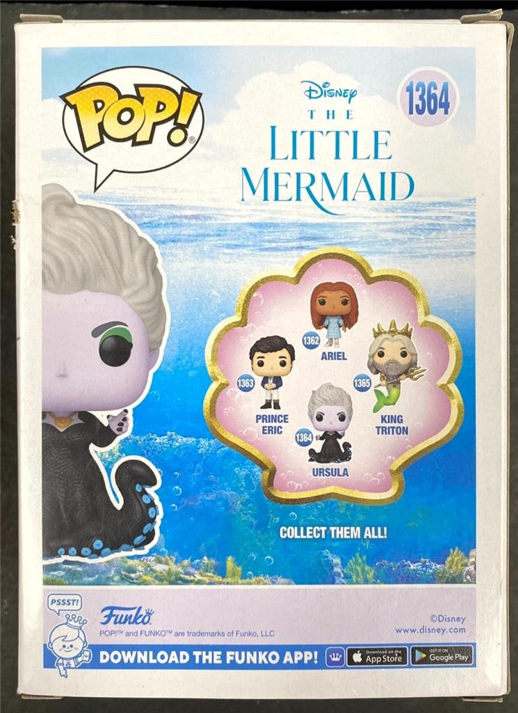 Melissa McCarthy signed Ursula Little Mermaid Funko Pop! #1364 auto Beckett BAS