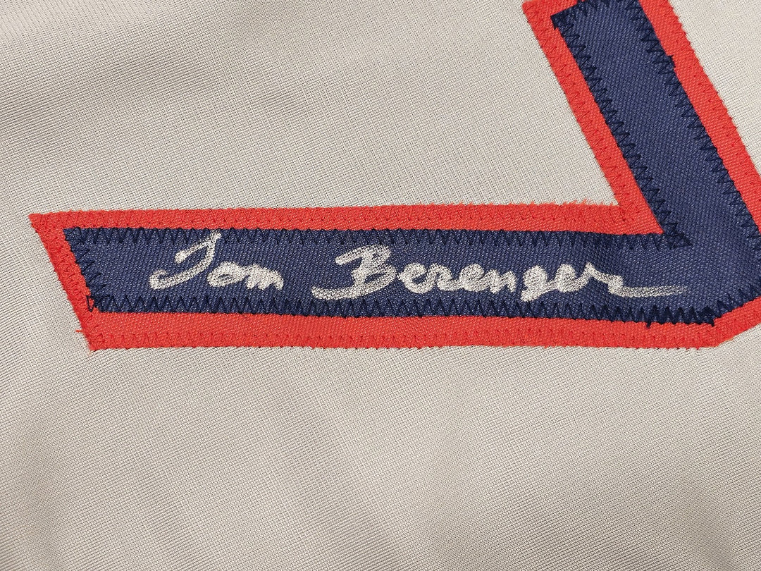 Major League Charlie Sheen Corbin Bernsen Tom Berenger Auto Gray Jersey Beckett