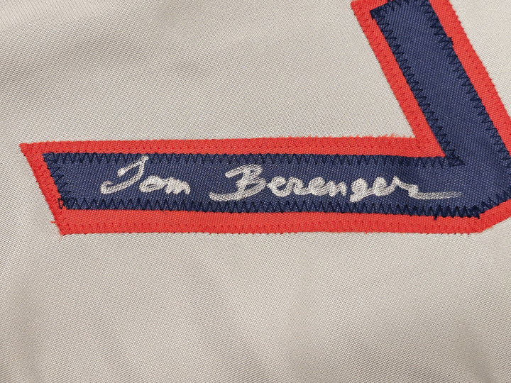Major League Charlie Sheen Corbin Bernsen Tom Berenger Auto Gray Jersey Beckett