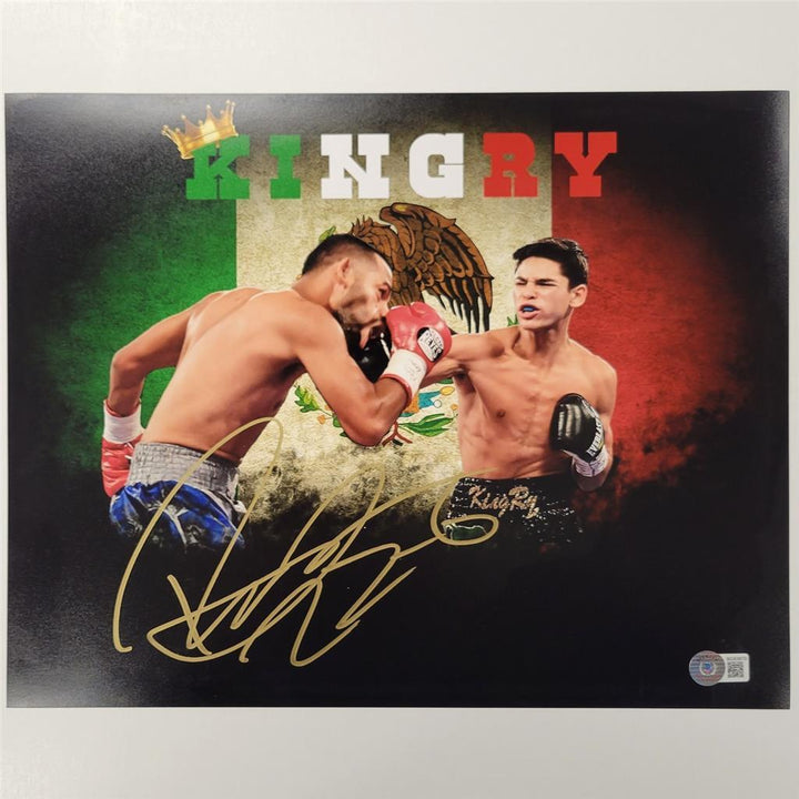 Ryan Garcia "22-0" signed 11x14 Photo #13 Boxing autograph ~ Beckett BAS Holo