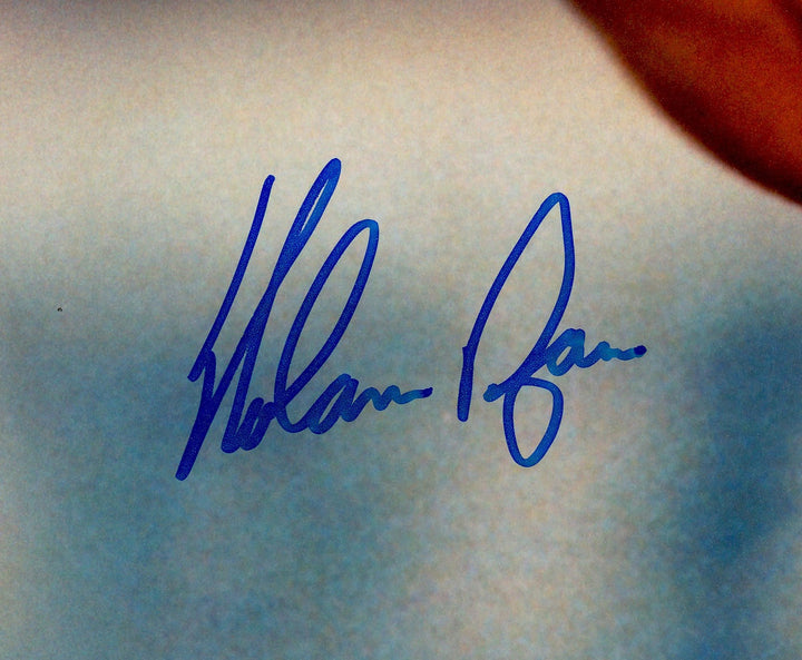 Nolan Ryan Signed 16x20 Photo Texas Rangers Fight vs. Robin Ventura PSA/DNA