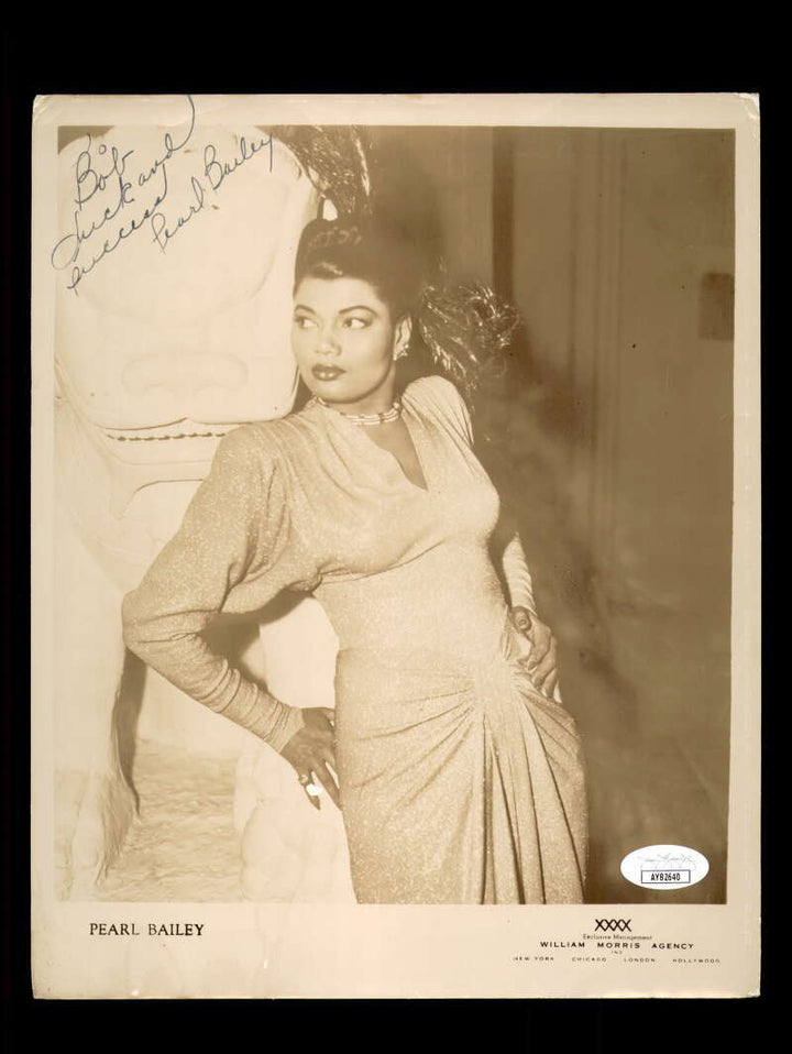 Pearl Bailey JSA Coa Signed 8x10 Photograph 1940`s Autograph