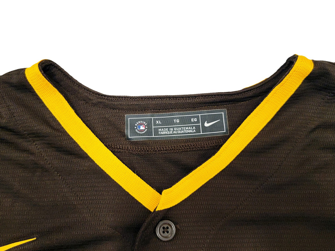 San Diego Padres Fernando Tatis Jr. Signed Brown Nike Jersey Size XL Beckett Wit