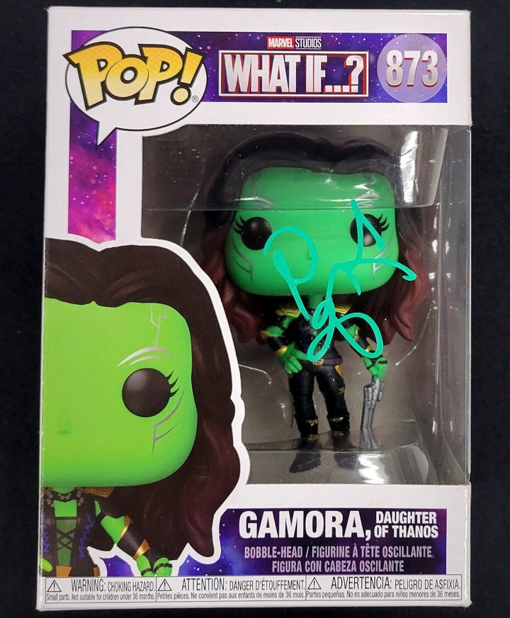 Zoe Saldana signed Gamora Funko Pop Marvel Guardians ~ Beckett BAS Holo