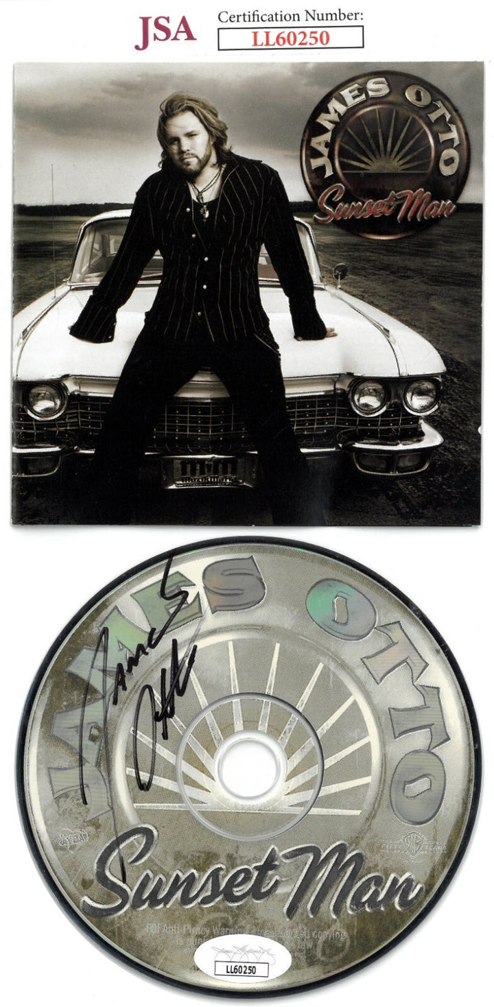 James Otto signed 2008 Sunset Man Album CD w/ Cover & Case - JSA