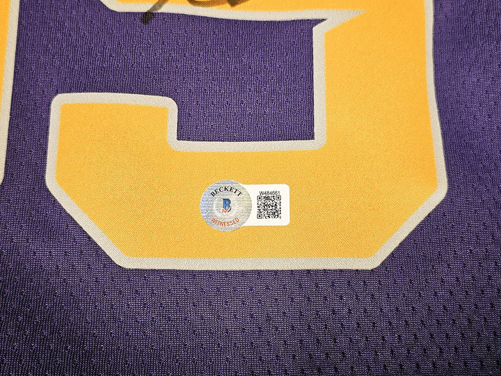 Phoenix Suns Kevin Durant Signed Purple Nike Icon Edition Jersey Size 52 Beckett