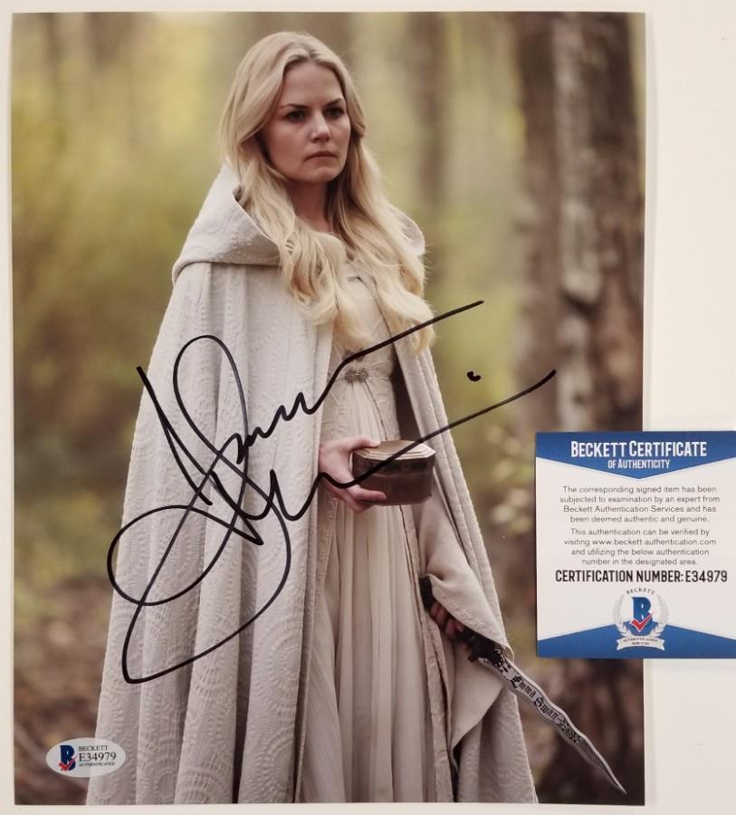 JENNIFER MORRISON Signed 8x10 Photo #5 Once Upon a Time Actress~ Beckett BAS COA