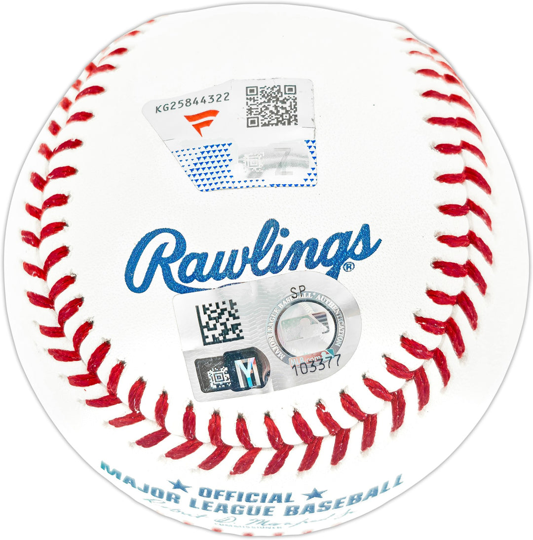 Nick Kurtz Signed Official MLB Baseball Oakland A's Fanatics & MLB Holo