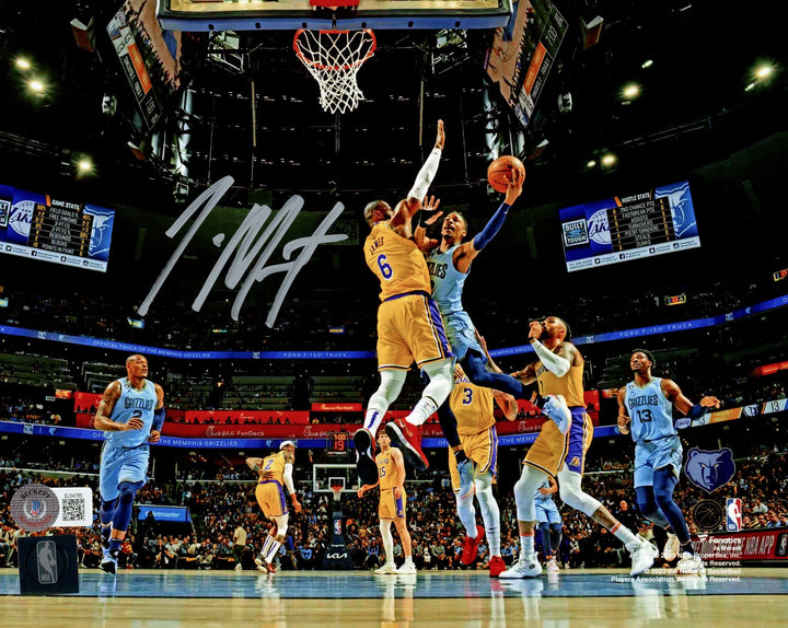 Ja Morant Signed 8x10 Photo Memphis Grizzlies vs. LeBron James Beckett