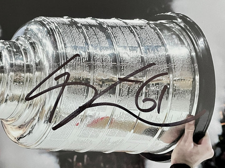 Mark Stone Autographed Stanley Cup Vegas Golden Knights 11x14 Photo Signed COA