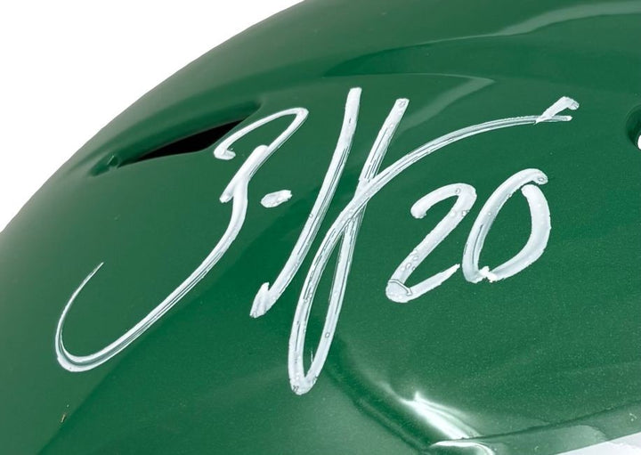 Brian Dawkins Signed Eagles Full Size Kelly Green Speed Authentic Helmet BAS