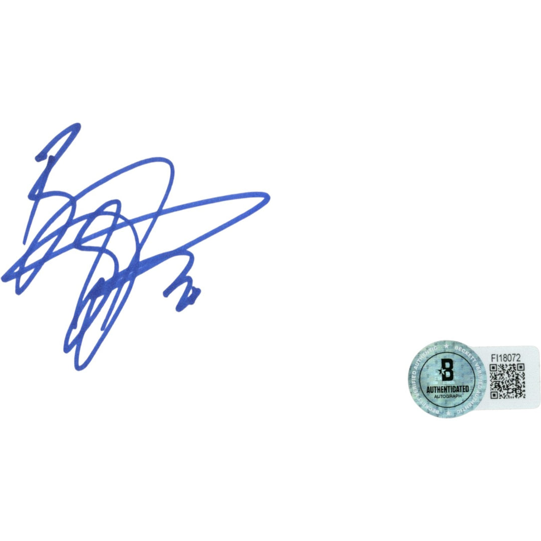 Barry Sanders Autographed/Signed Detroit Lions 4x6 Cut Beckett 59218