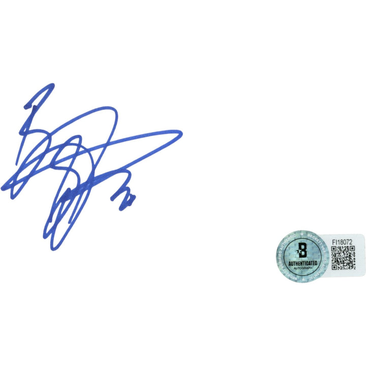 Barry Sanders Autographed/Signed Detroit Lions 4x6 Cut Beckett 59218