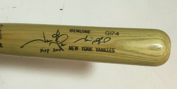 Jason Giambi signed Game Issued 34 “ LS Baseball bat INS 2000 MVP Autograph JSA