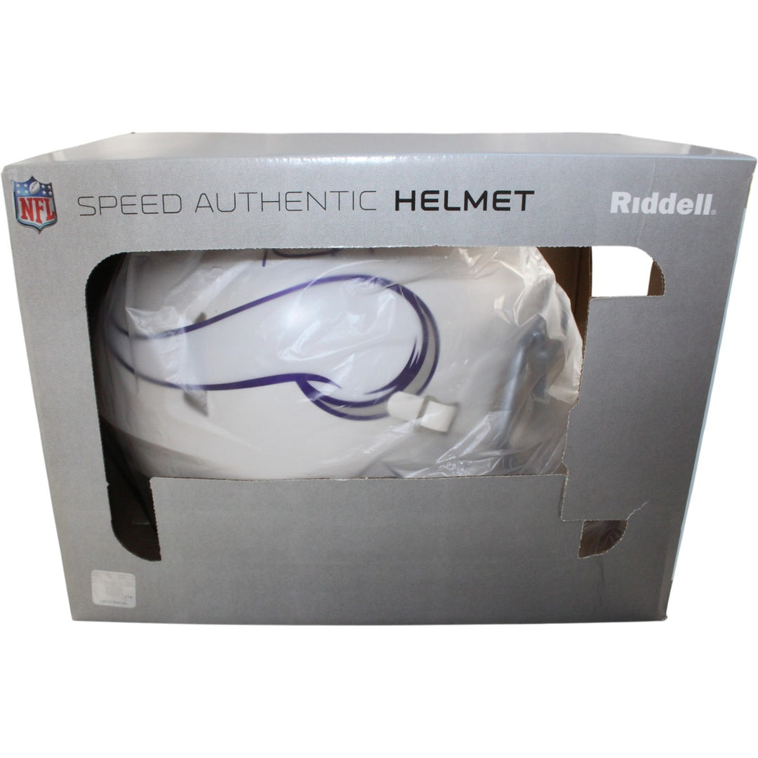 Randy Moss Autographed Minnesota Vikings Authentic 24 Alt Helmet Beckett 56326