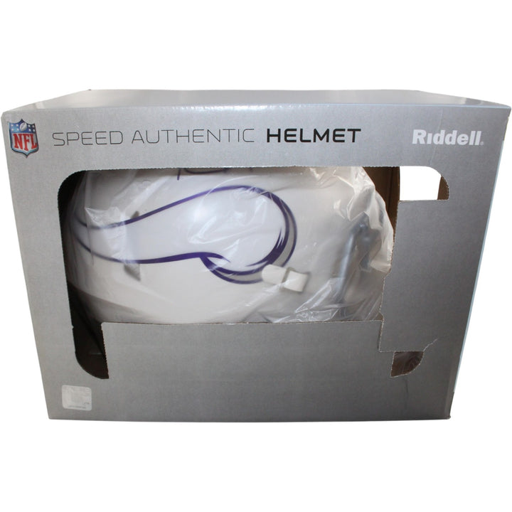 Randy Moss Autographed Minnesota Vikings Authentic 24 Alt Helmet Beckett 56326