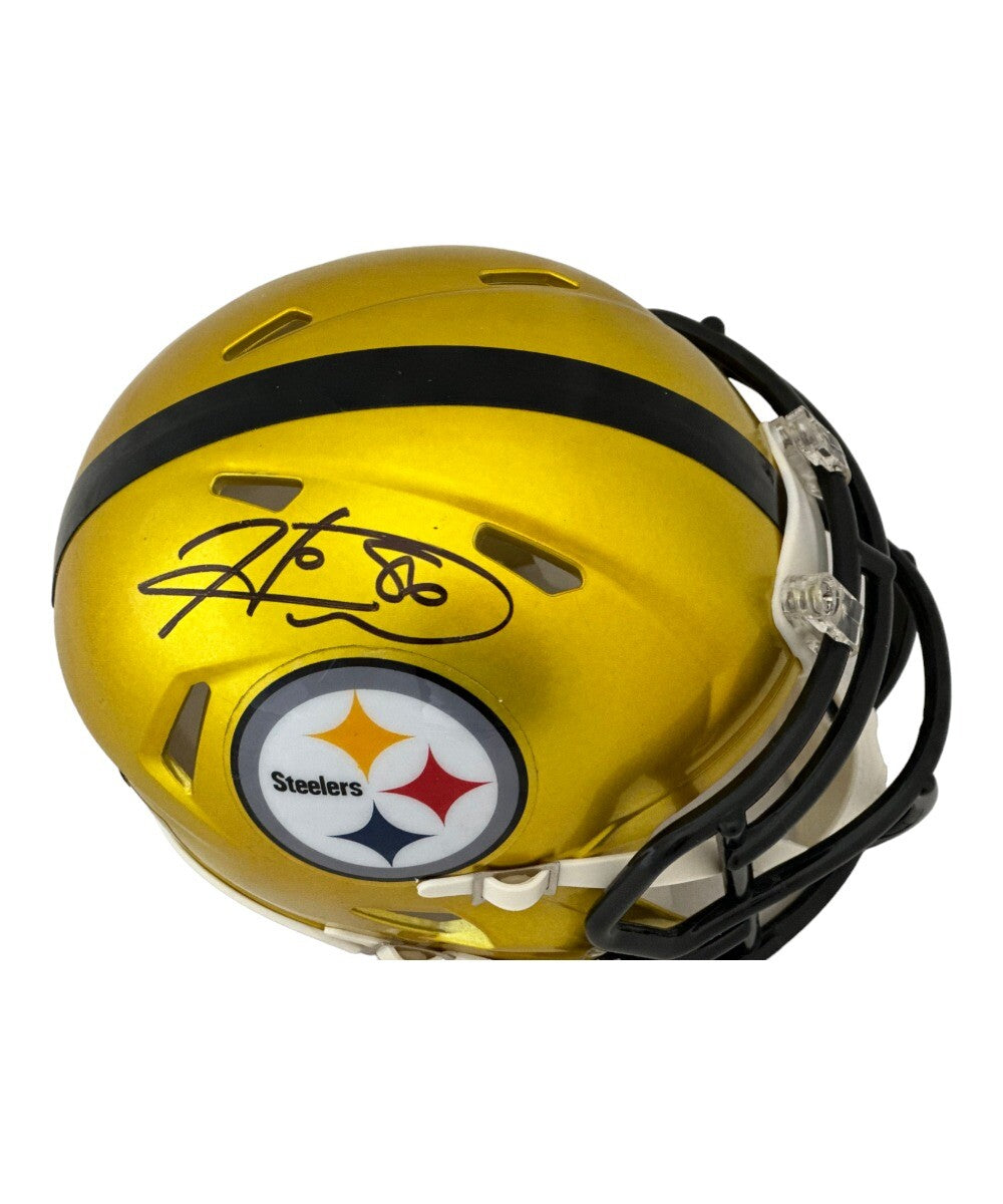 Hines Ward Signed Pittsburgh Steelers Flash Mini Helmet VSR4 Beckett 42084