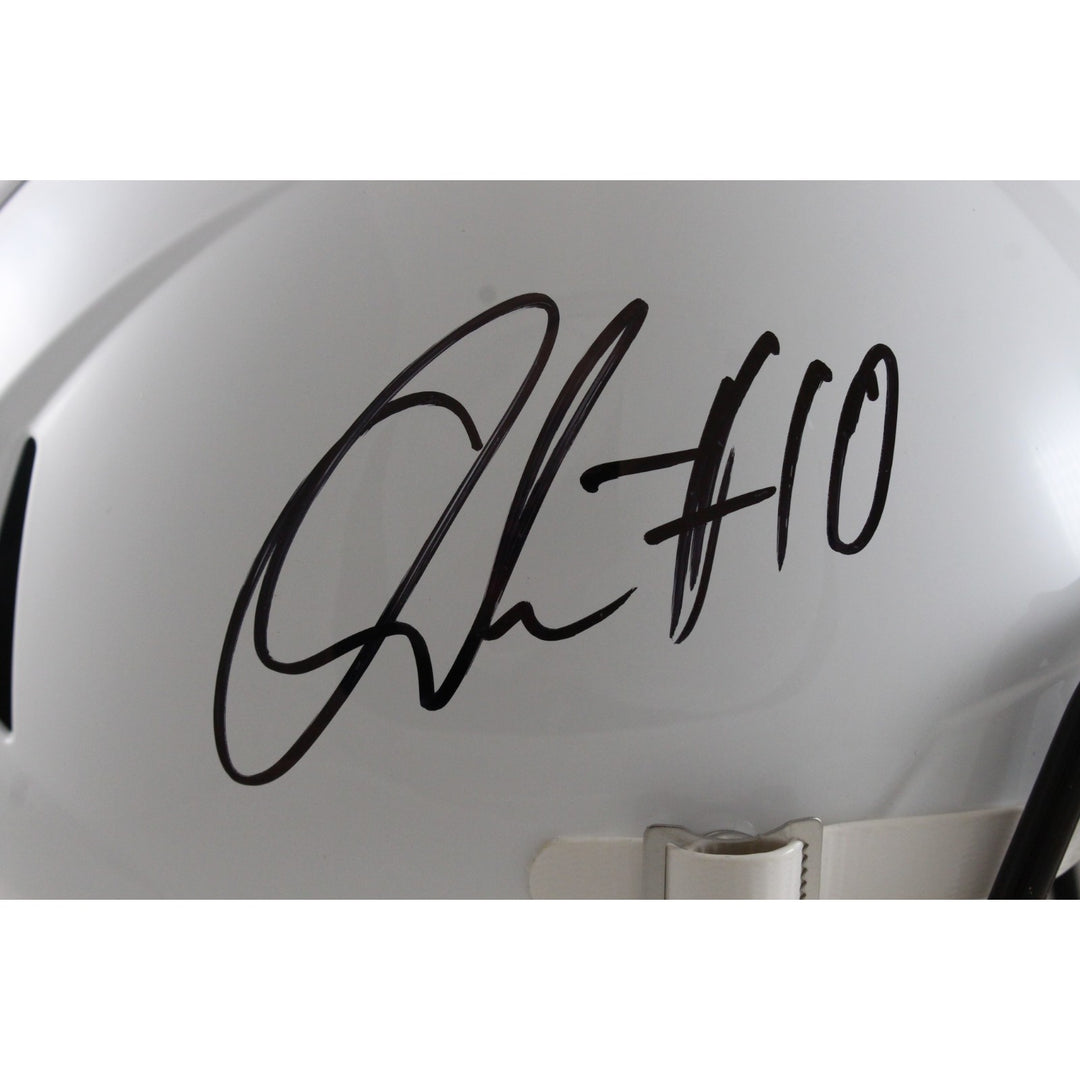 Quinshon Judkins Autographed Cleveland Browns F/S 23 Alt Helmet Beckett W 55260