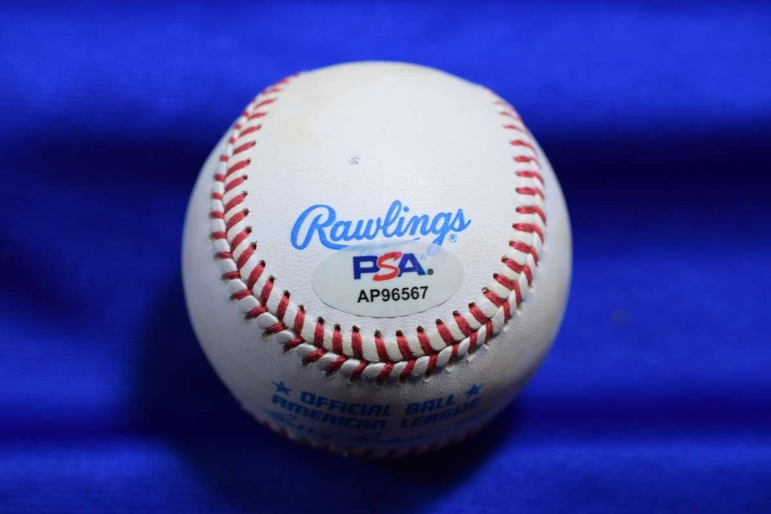 Jim Rice PSA DNA Autographed American League OAL Signed Baseball Red Sox