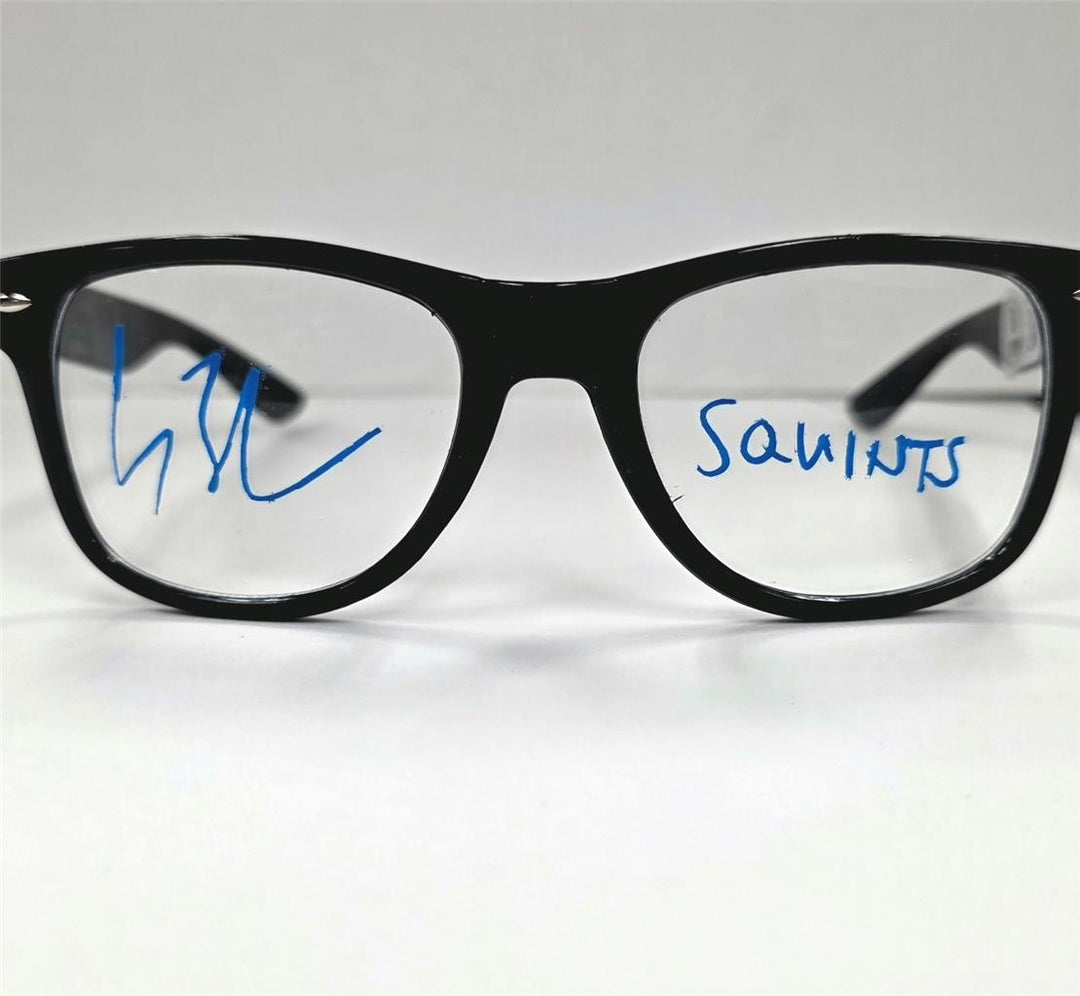 Chauncey Leopardi signed "Squints" The Sandlot Glasses autograph Beckett BAS