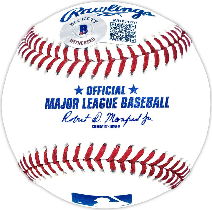 Walker Buehler Signed Official MLB Baseball Dodgers, Red Sox Beckett BAS QR