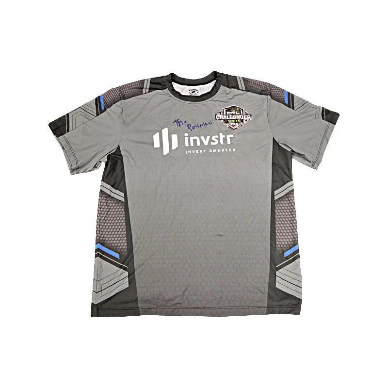 Dilano Taylor Autographed Event Worn Walkout Shirt from the 2022 PFL Season Championship 11/25/22