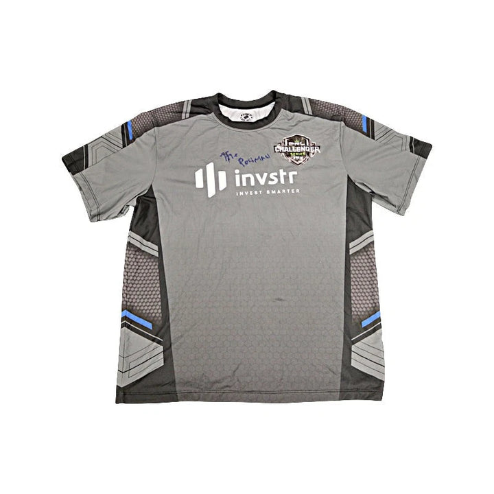 Dilano Taylor Autographed Event Worn Walkout Shirt from the 2022 PFL Season Championship 11/25/22