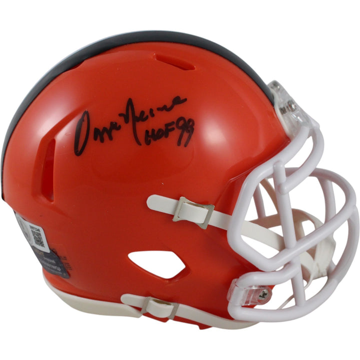 Ozzie Newsome Autographed Cleveland Browns 2024 Mini Helmet Beckett WIT 50845