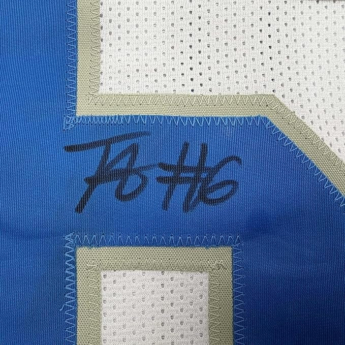 Framed Autographed/Signed Terrion Arnold 35x39 Detroit White Jersey BAS COA