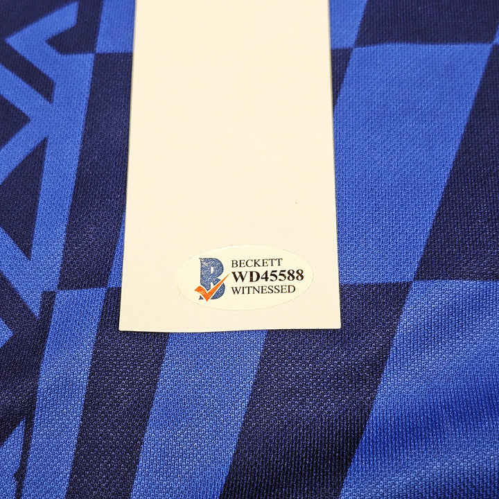 Chelsea F.C. Mason Mount Signed Blue Nike Jersey Size XL in Silver Beckett
