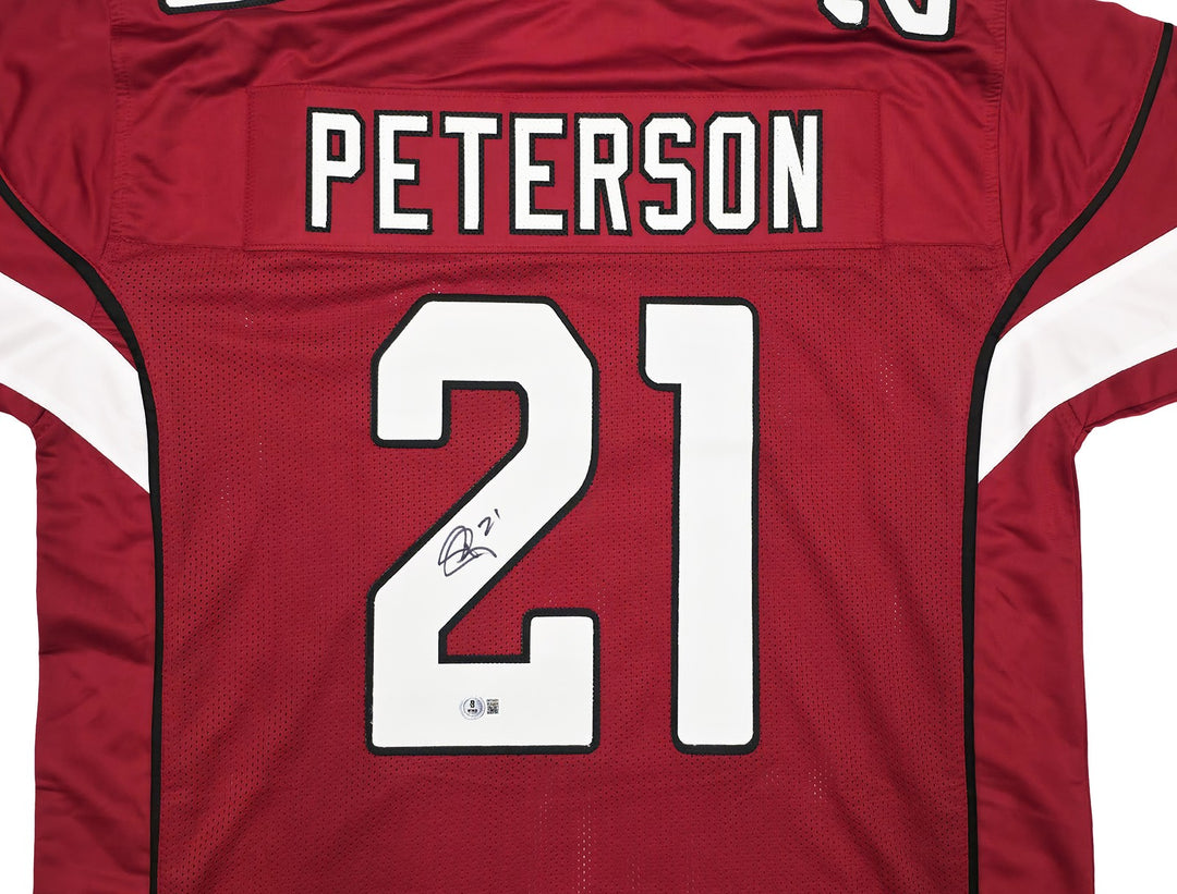 Arizona Cardinals Patrick Peterson Signed Red Jersey Beckett Wit