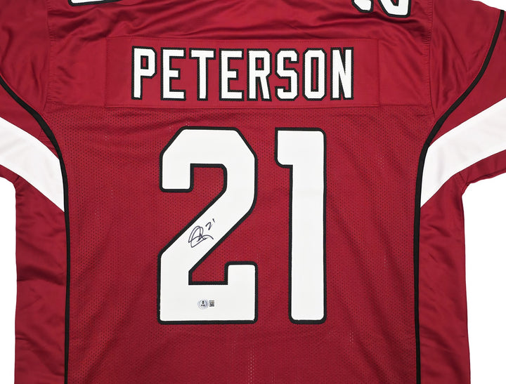 Arizona Cardinals Patrick Peterson Signed Red Jersey Beckett Wit